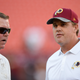 Scot McCloughan, left, and Jay Gruden, right. Photo: Nick Wass/AP Images.